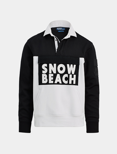 snow beach pullover