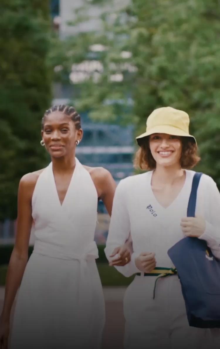 The Wimbledon Online Shop ︳ Wimbledon x Polo Ralph Lauren Women's  Navy/White Stripe Tee